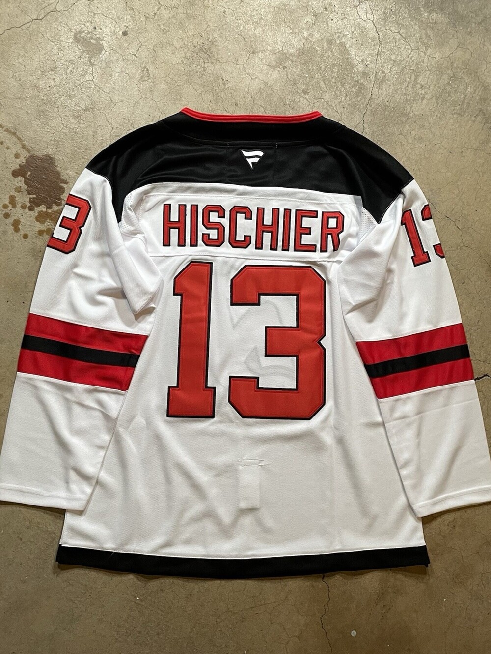 Nico Hischier New Jersey Devils Fanatics NHL Jersey White 52 L